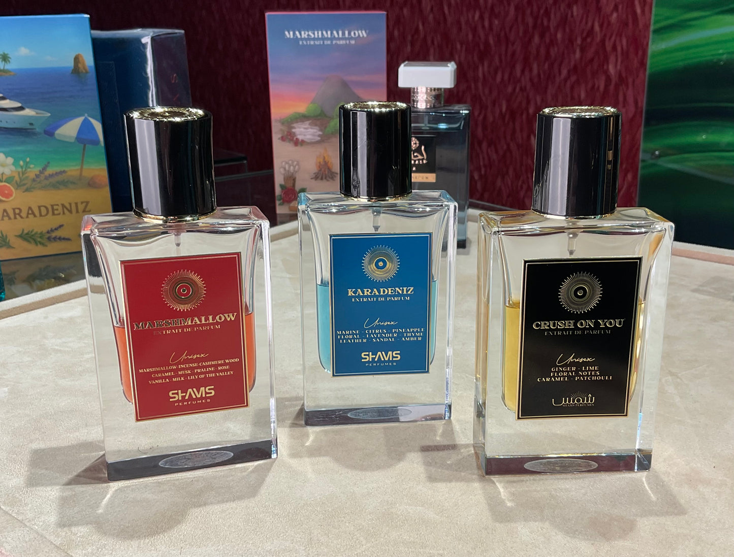 بكج عطور شمس - كراش اون يو + مارشميلو + كاردنيز
