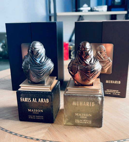 البكج العربي - عطر محارب + عطر قارس العرب الثنين ب 140 ألف